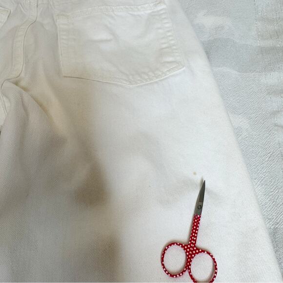 Nili Lotan Juliet High Waist Jeans in Cream Wash Size 25 - Picture 15 of 16